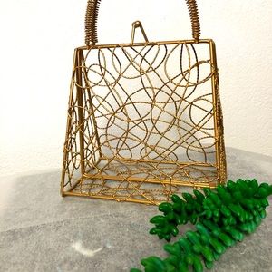 Gold Purse Display Hone Decor